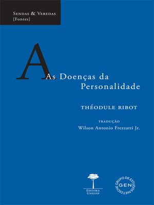 cover image of As Doenças da Personalidade